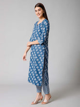 Printed Cotton Kurta Set